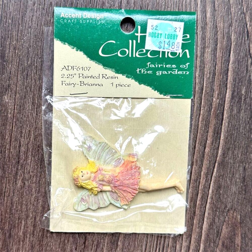 NEW Vintage Flower Fairies Garden Collection Fairy Brianna Figurine Fantasy 2.25